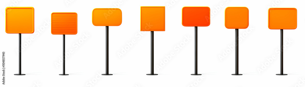 Blank Orange Signs, A Collection of Versatile, Empty Signage for Mockups and Design Projects. Blank Orange Signs, A Collection of Versatile, Empty Signage for Mockups and Design Projects.