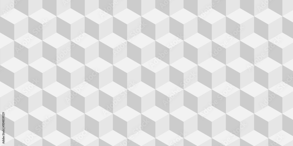 White geometric cube creative concept triangle overlap square technology background. digital cubes fabric and wallpaper grid block texture background. White geometric cube creative concept triangle overlap square technology background. digital cubes fabric and wallpaper grid block texture background.