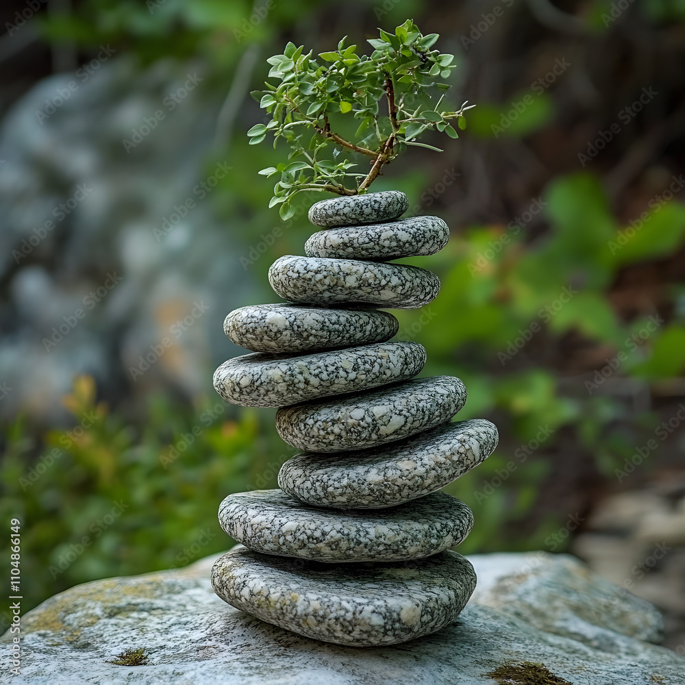 Building a creative herb spiral outdoor garden stone stacking art natural environment top view eco-friendly concept Building a creative herb spiral outdoor garden stone stacking art natural environment top view eco-friendly concept