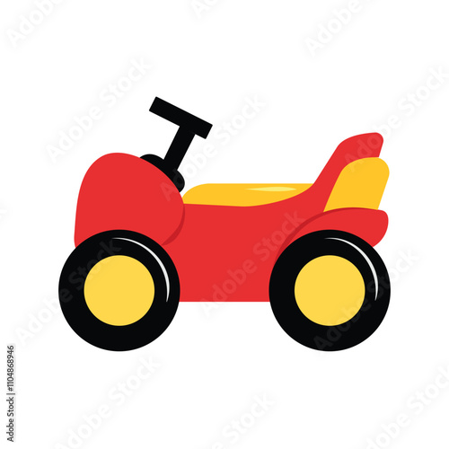 Toy Car Vector Illustration