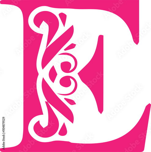 English Alphabet Beautiful Icon and Colorful Design