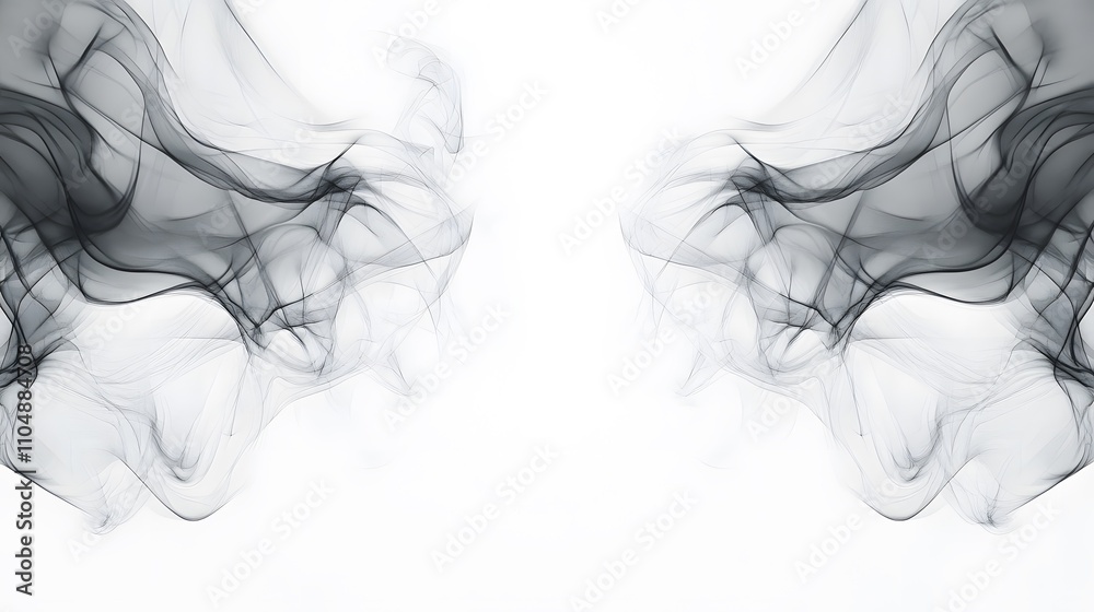 smoke on white background smoke on white background