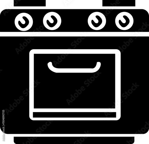 oven stove cooker icon, food, cook, tea, flam, buring