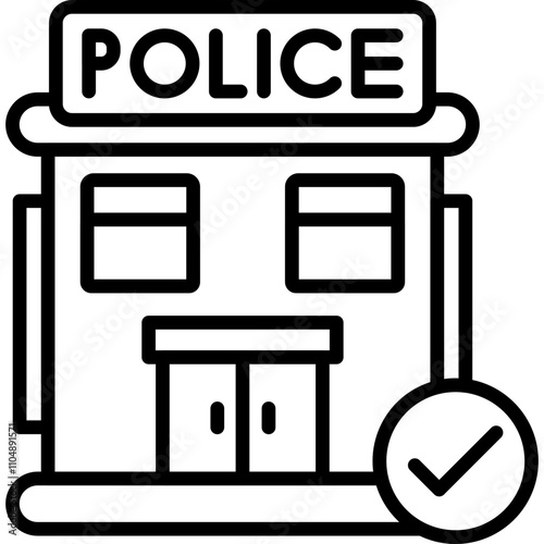 Police Station Icon
