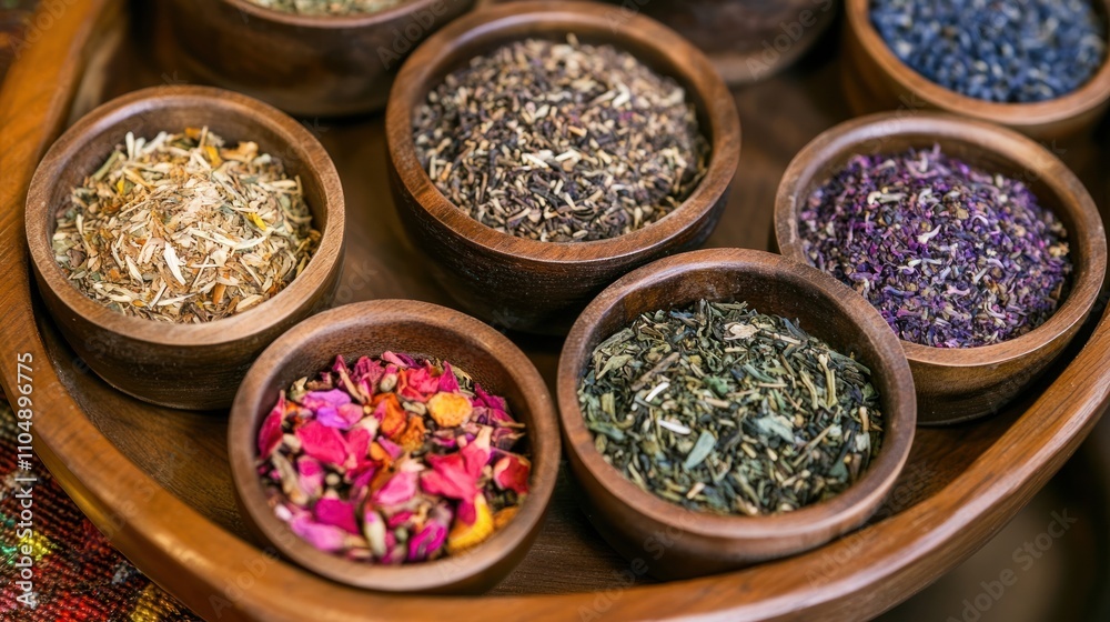 Skin care herbal remedies, close-up of herbal products Skin care herbal remedies, close-up of herbal products