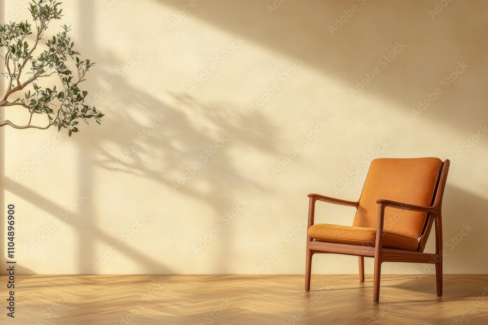 A minimalist room with a single CD mounted on the wall as part of an artistic display A minimalist room with a single CD mounted on the wall as part of an artistic display