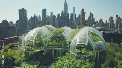 Urban agriculture experts in greenhouses and rooftop farms