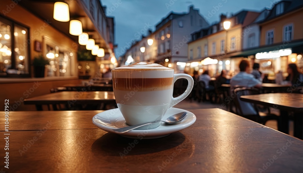 Fototapeta premium Coffee Mug With Cappuccino Aroma