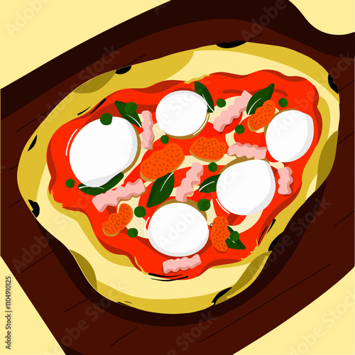 pizza on a plate