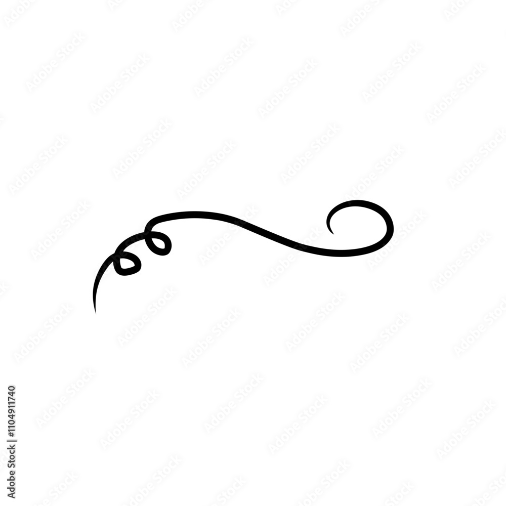 swirl decoration element swirl decoration element