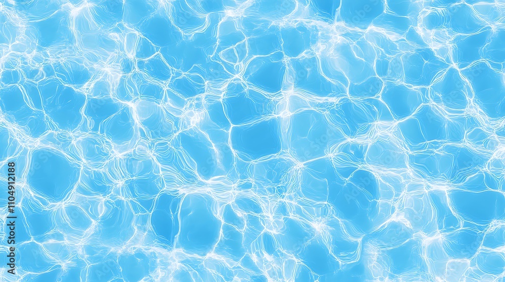 Overhead shot of seamless texture blue water in a swimming pool, ultra-realistic appearance Overhead shot of seamless texture blue water in a swimming pool, ultra-realistic appearance