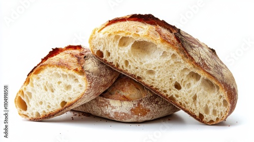 Authentic sourdough bread with a perfectly crisp crust,