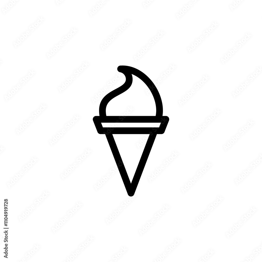 ice cream cone icon ice cream cone icon