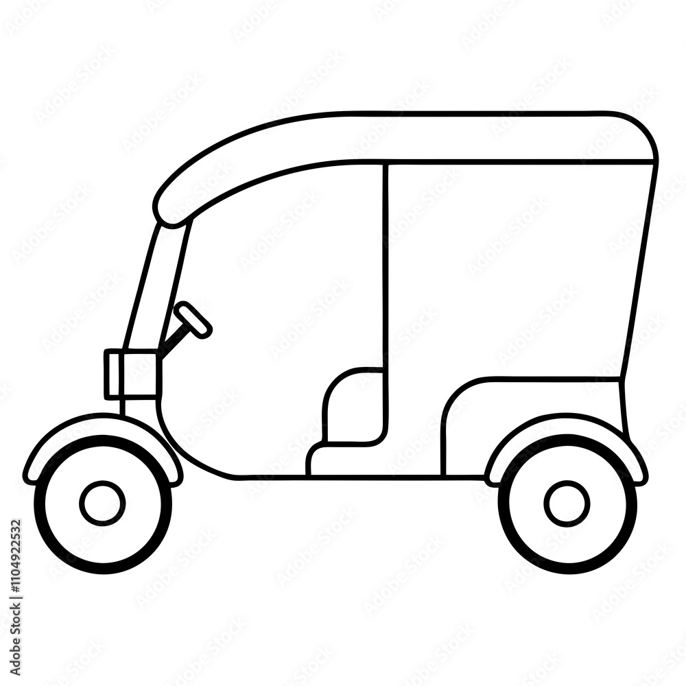 Fototapeta premium outo rickshaw