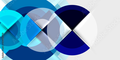 Target circle geometric abstract shapes. Vector Illustration For Wallpaper, Banner, Background, Card, Book Illustration, landing page