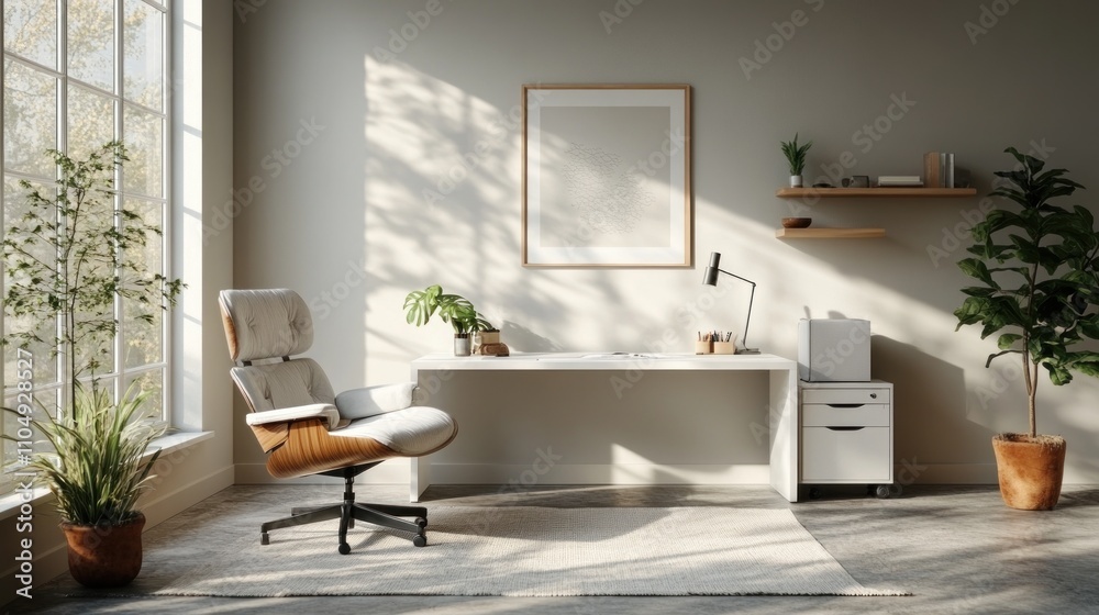 Modern Minimalist Home Office Workspace Design Modern Minimalist Home Office Workspace Design