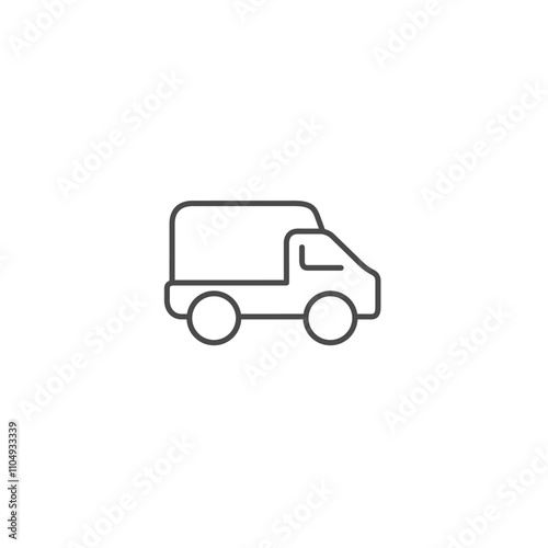 Truck icon template vector illustration