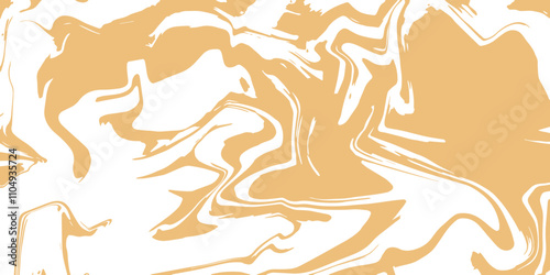 Abstract background with metallic chrome Orange liquid marvel art design with silk fabrick texture. Orange Marbleized Stripes With marble ink texture. Splash of paint