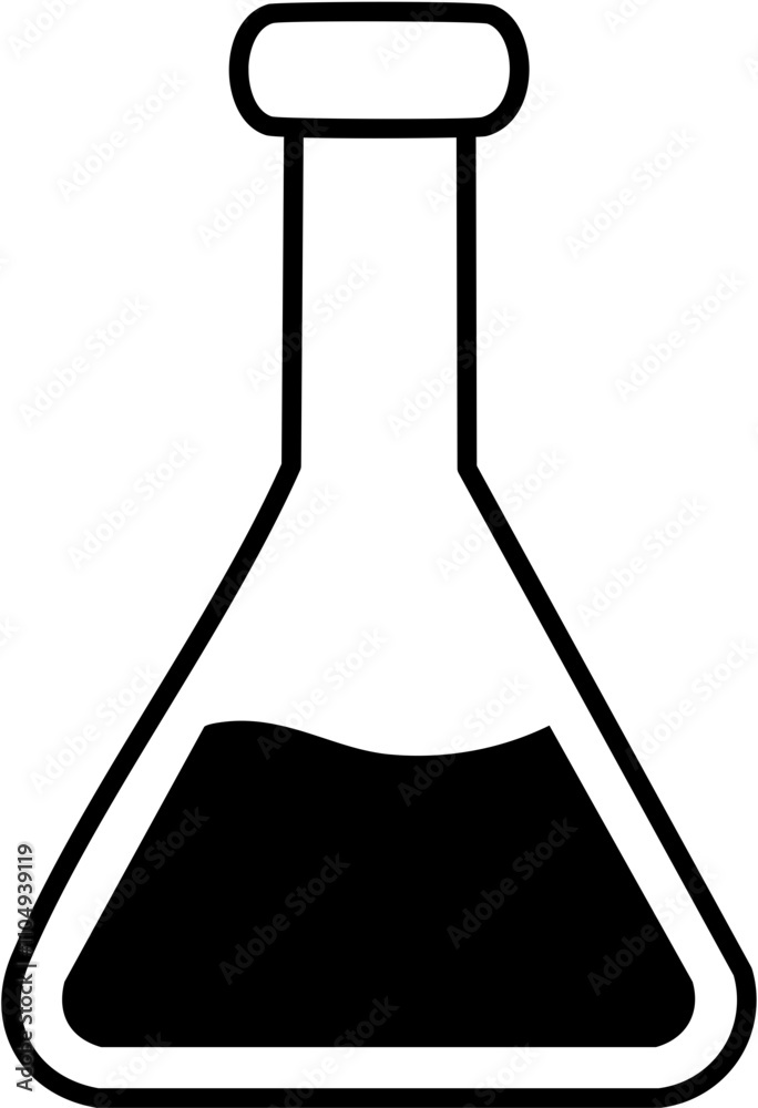 Flask Outline Icon Flask Outline Icon