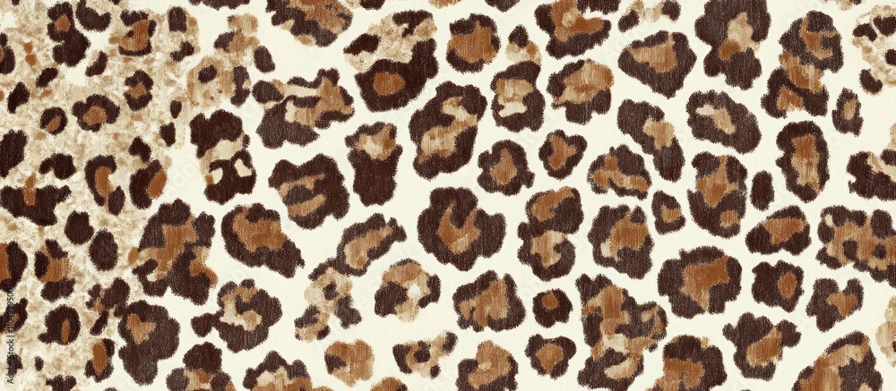 Leopard Print Texture: Brown and Beige Spots Seamless Pattern Leopard Print Texture: Brown and Beige Spots Seamless Pattern