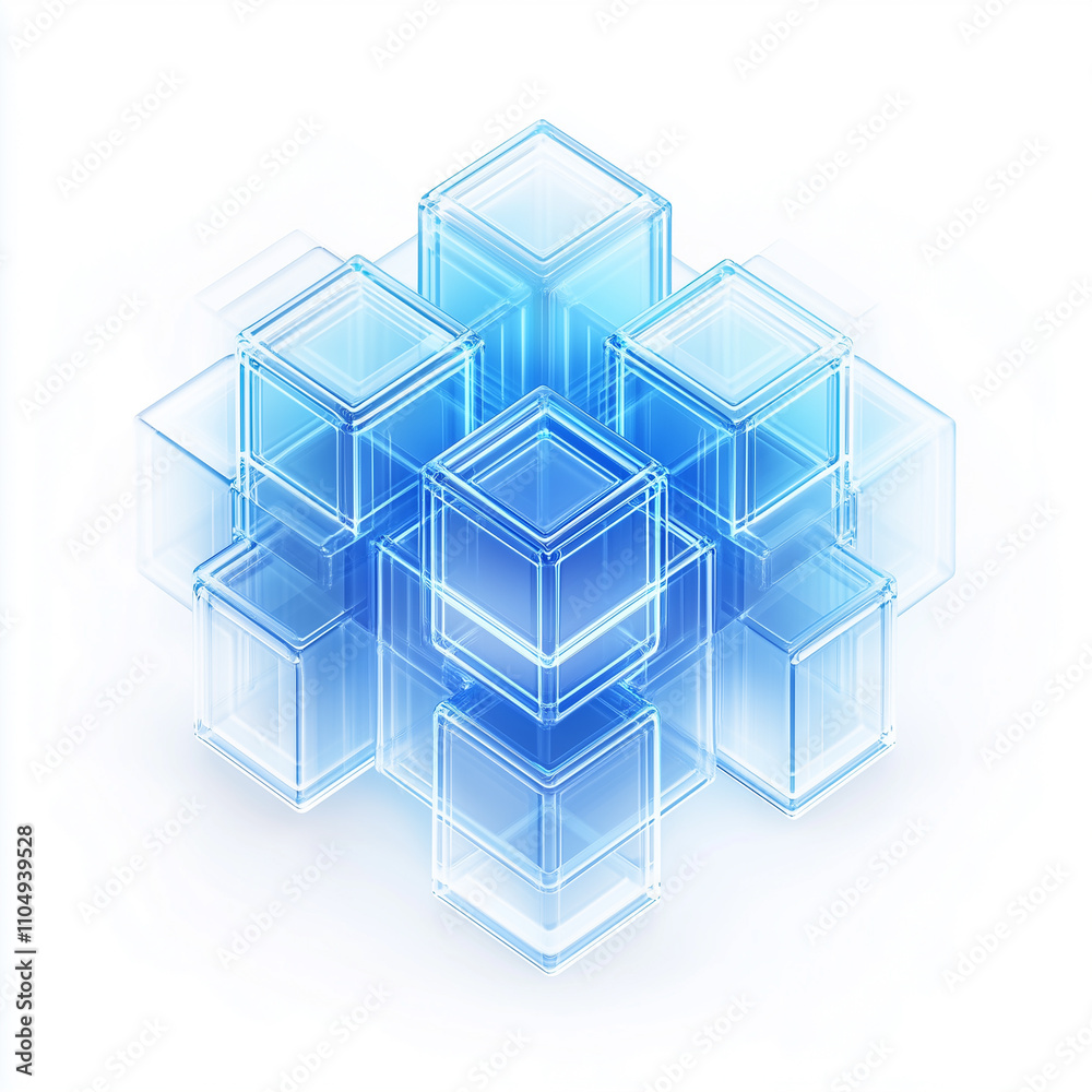 blue 3d cube blue 3d cube
