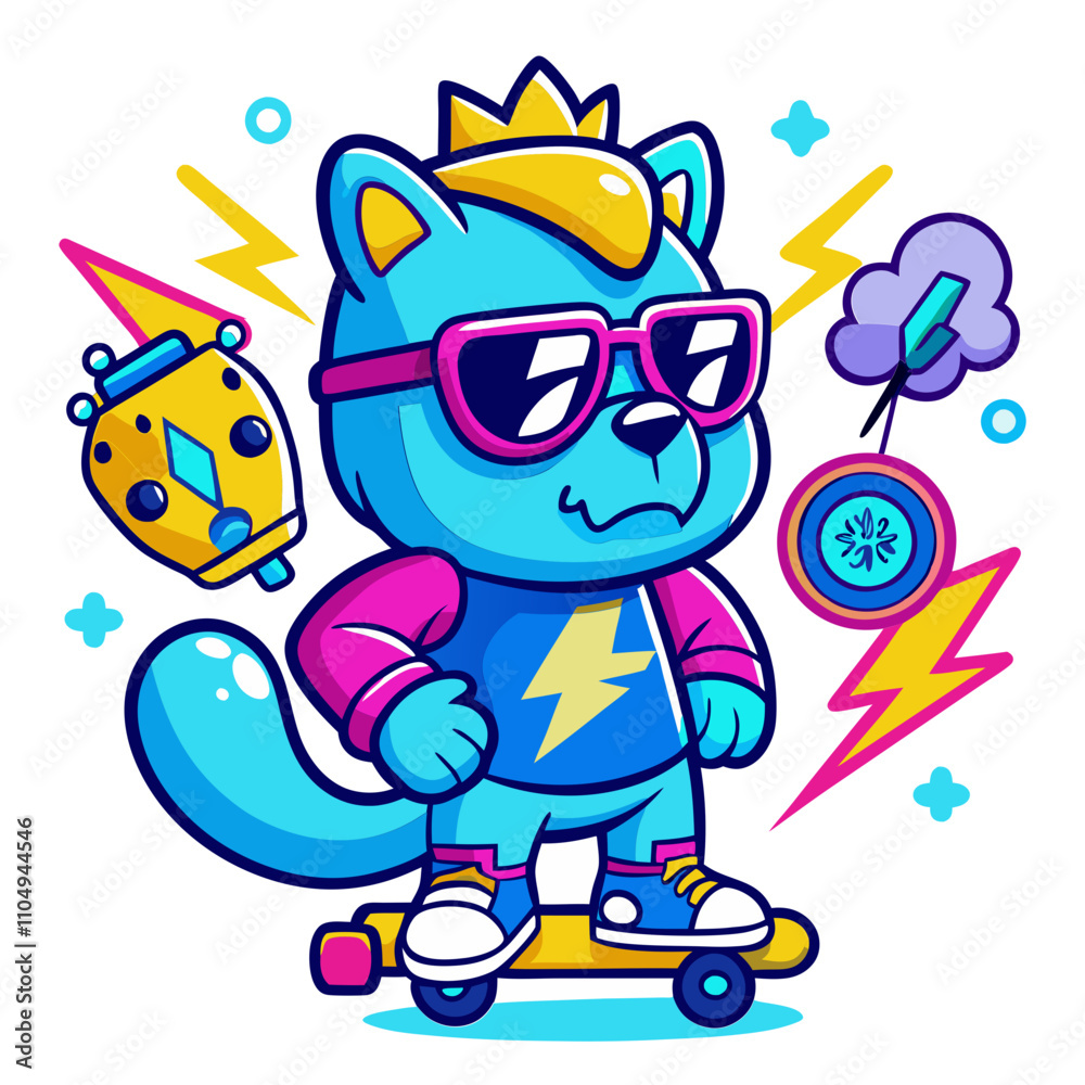 Naklejka premium kids t-shirt design vector print Ready file png
