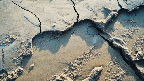 crackle in the sand