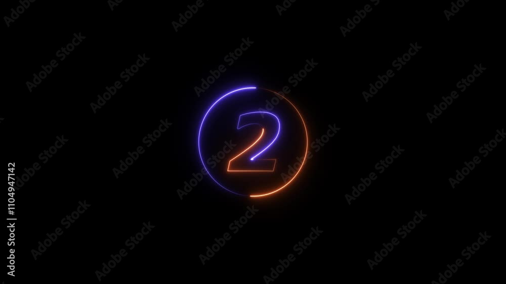 countdown 1 to 3 neon loading circle, animated rotating neon circle loading 4k.Minimal countdown timer animation from 1 to 3 seconds. Modern flat design with animation. countdown 1 to 3 neon loading circle, animated rotating neon circle loading 4k.Minimal countdown timer animation from 1 to 3 seconds. Modern flat design with animation.
