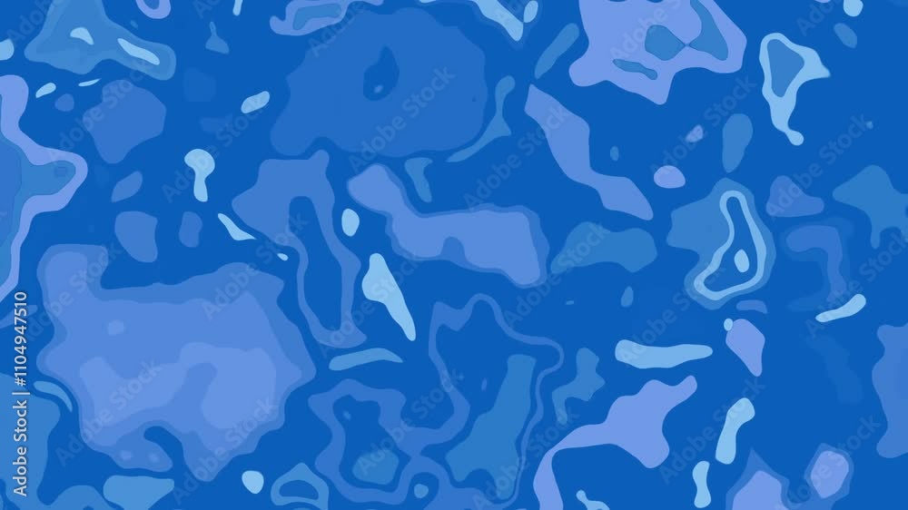 Abstract background with rotating and shifting blue and purple amorphous shapes - turbulent motion, fluid and dynamic energy Abstract background with rotating and shifting blue and purple amorphous shapes - turbulent motion, fluid and dynamic energy
