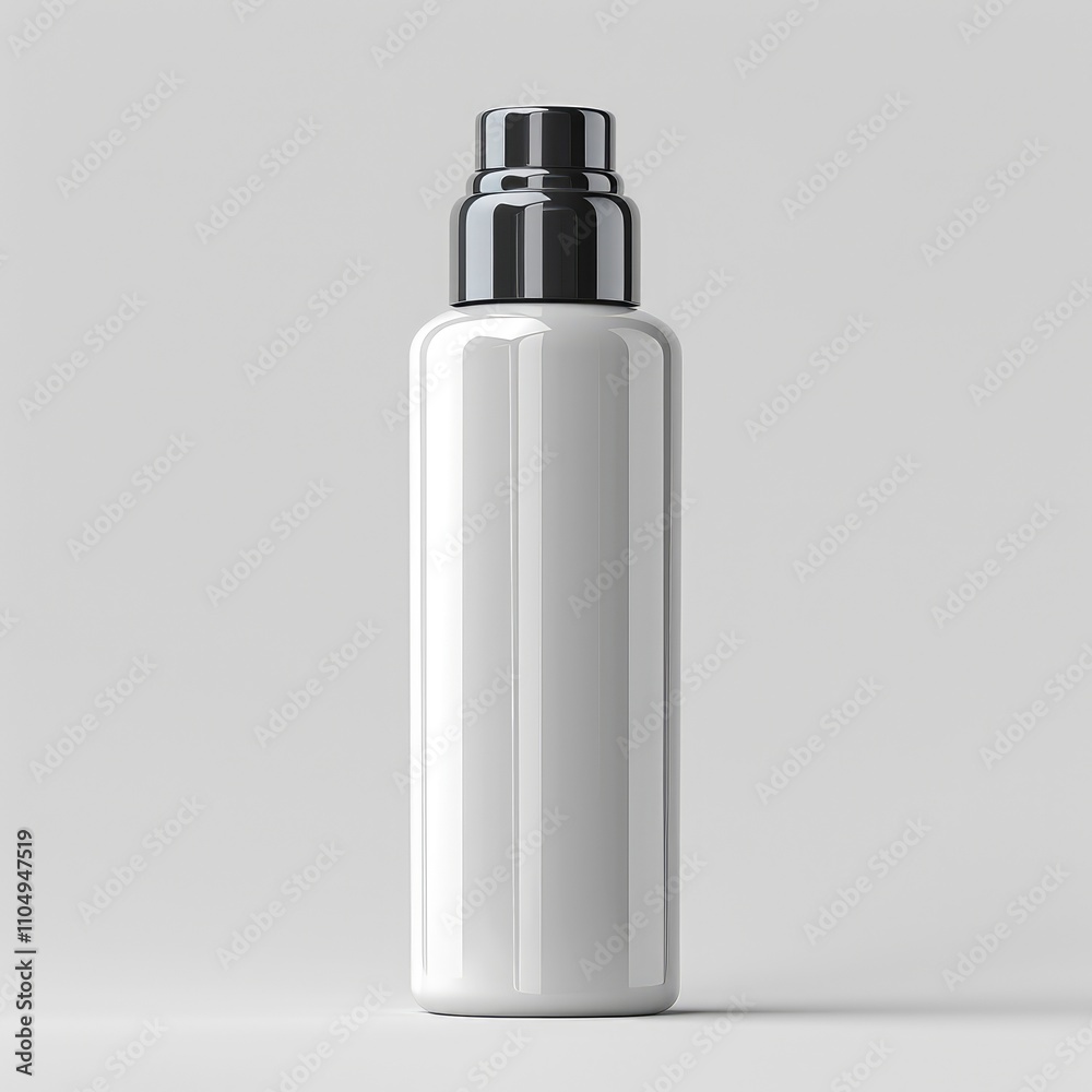 Cosmetic plastic bottle mockup template for branding and promotion, 3d render Cosmetic plastic bottle mockup template for branding and promotion, 3d render