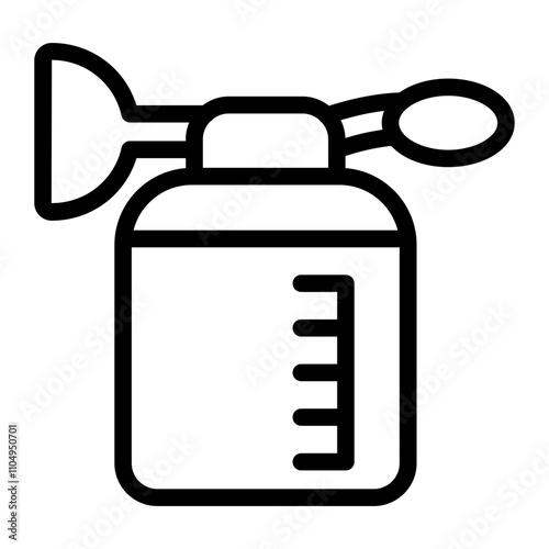Breast Pump Line Icon
