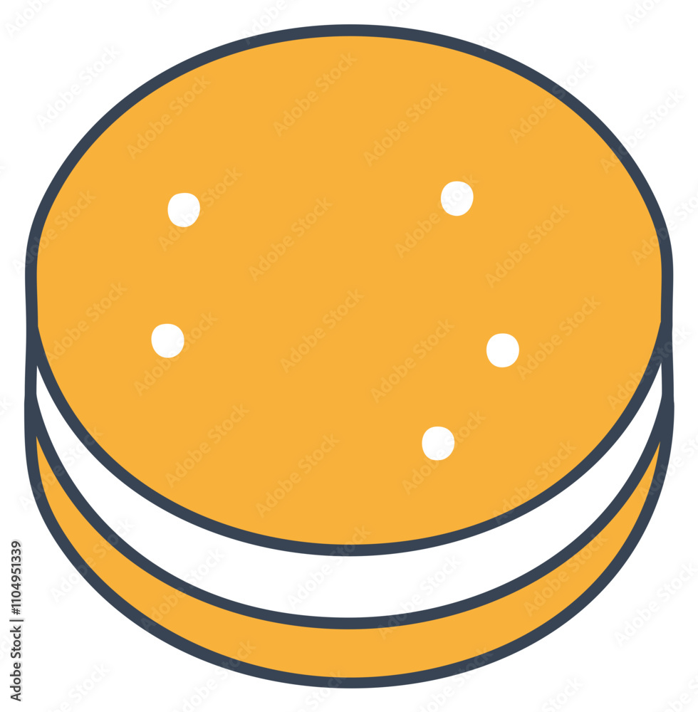 Dorayaki Japanese Food Sticker Dorayaki Japanese Food Sticker