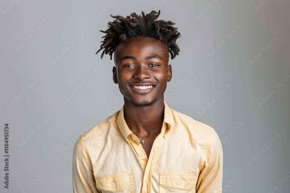 African black teenage boys pose confidently in casual chic attire against solid backgrounds, each showcasing unique style and personality. African black teenage boys pose confidently in casual chic attire against solid backgrounds, each showcasing unique style and personality.