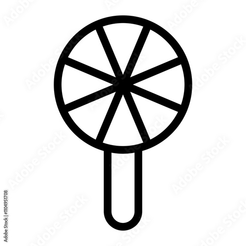 Christmas Candy Line Icon