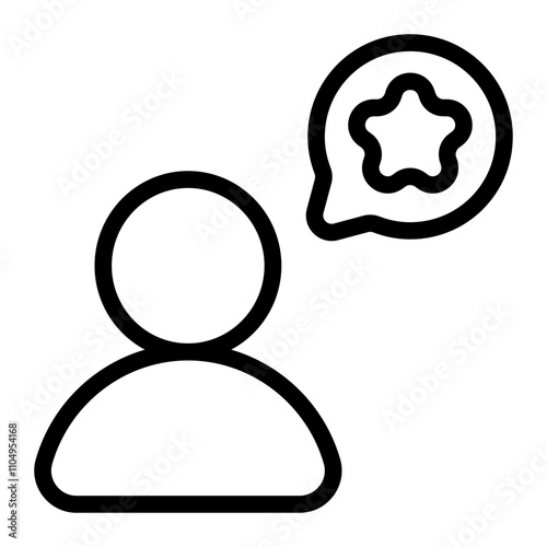 Customer Loyalty Line Icon