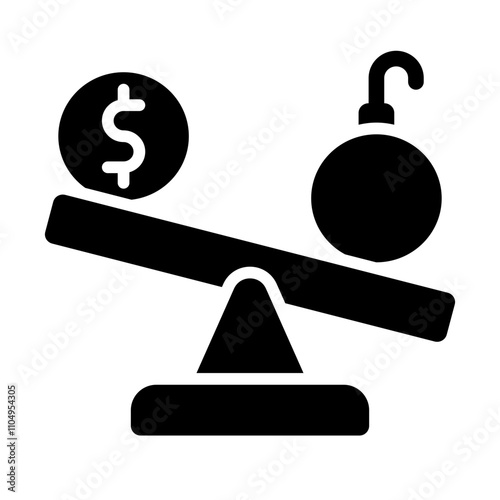 Debt Solid Icon