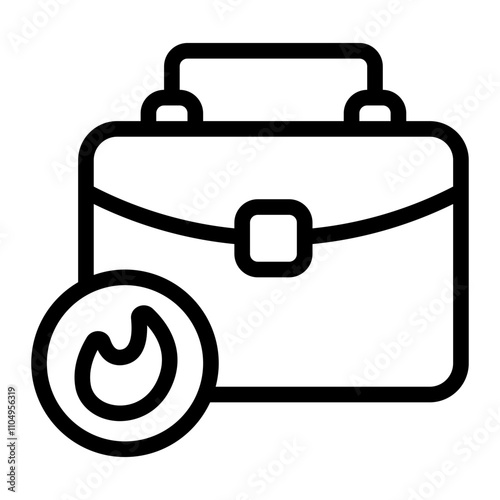 Job Burnout Line Icon