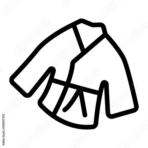 Martial Arts Line Icon