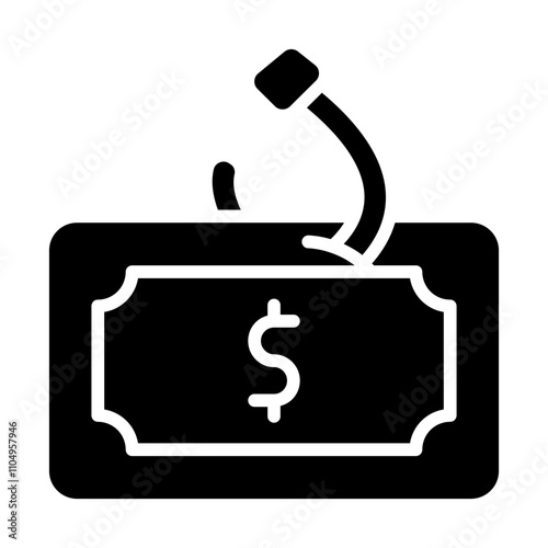 Money Bait Solid Icon