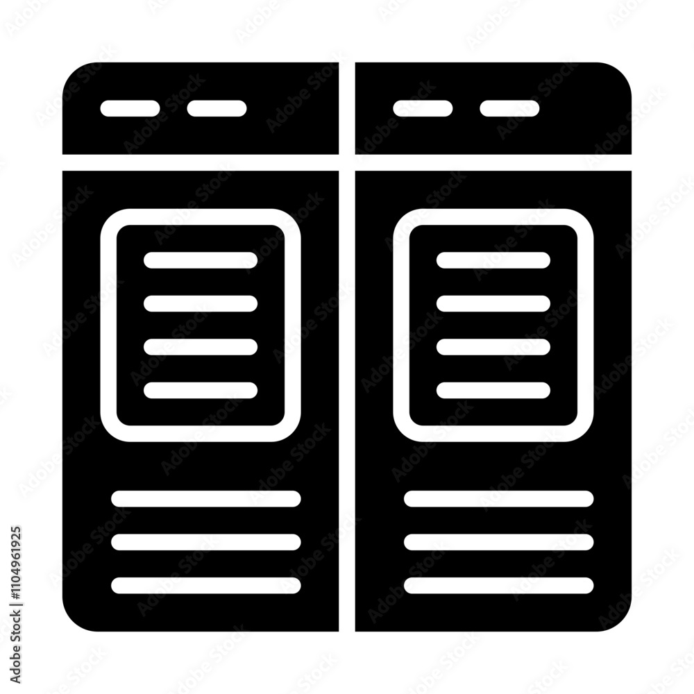 Responsive Design Solid Icon Responsive Design Solid Icon