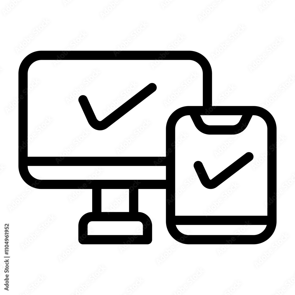 Responsive Design Line Icon Responsive Design Line Icon