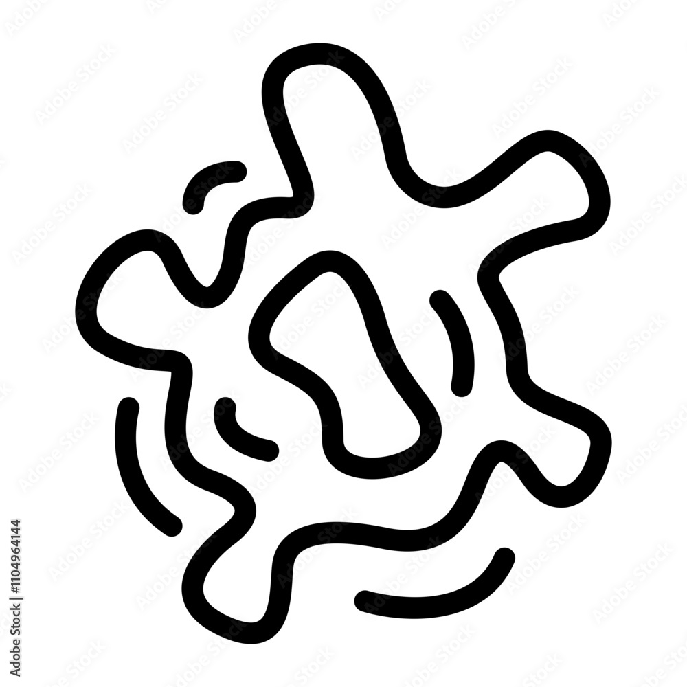 Obraz premium Splash Line Icon