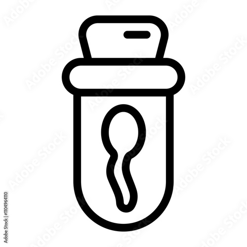 Sperm Quality Line Icon