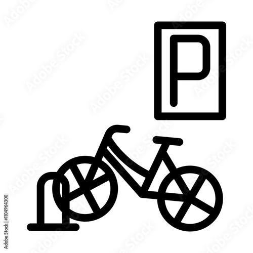 Bicycle icon template