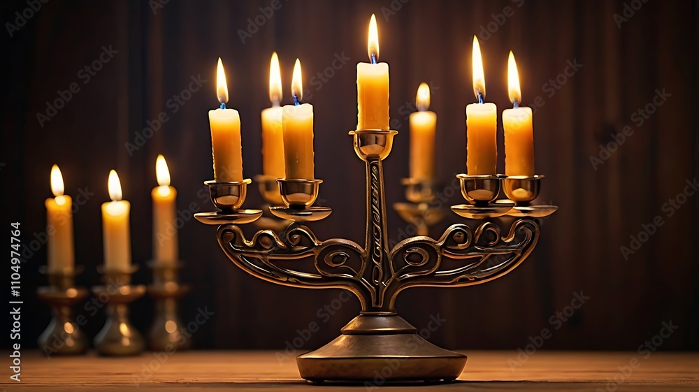Warm Hanukkah Candles Warm Hanukkah Candles