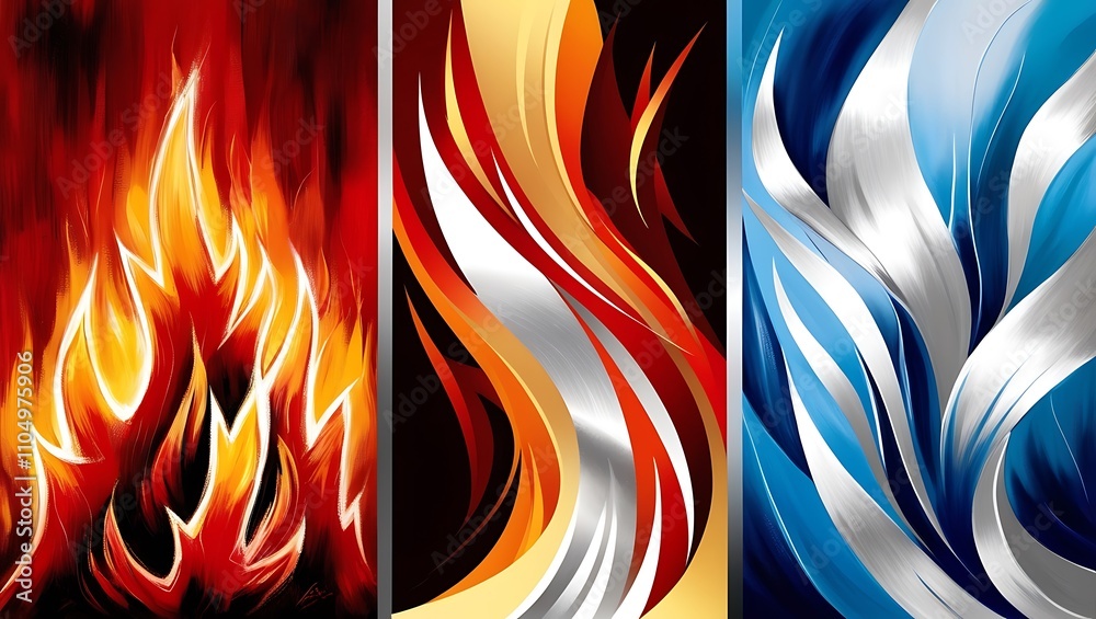 Naklejka premium Digital artwork for poster frame