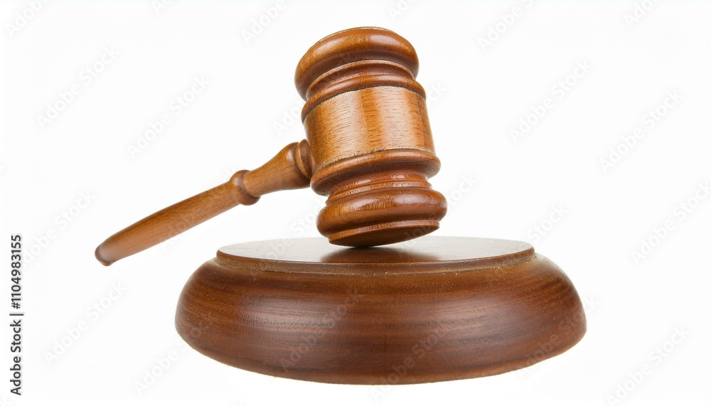 Gavel isolated white background Gavel isolated white background
