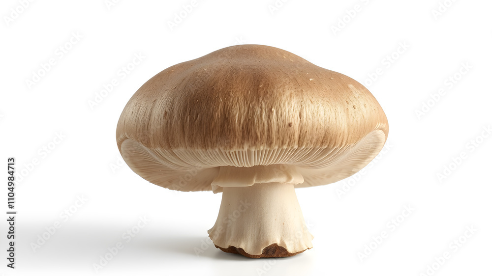 white mushroom, isolated on white background, close up white mushroom, isolated on white background, close up