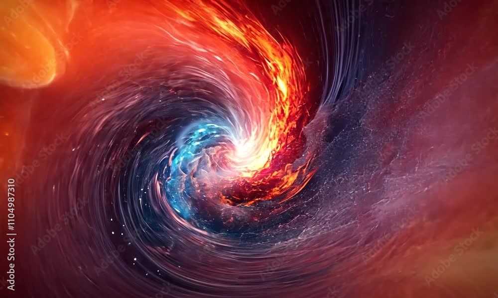 A swirling cosmic nebula with vibrant colors and dynamic patterns. A swirling cosmic nebula with vibrant colors and dynamic patterns.