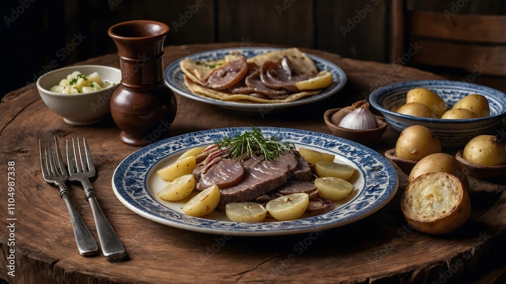 Swedish Tradition: Surmounting with Flat-bread and Potatoes Swedish Tradition: Surmounting with Flat-bread and Potatoes